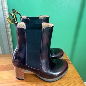 Dr Marten’s Darla Chelsea Ankle Boot, Cherry Red , Size UK5/US7